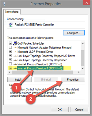 Ethernet Properties
