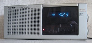 Sony clock radio