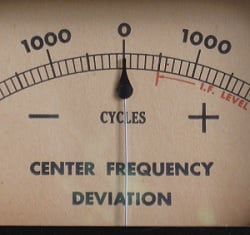 GE FM monitor meter