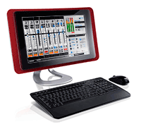 SoftSurface allows remote control of the Element console via PC or a Windows touchscreen tablet.