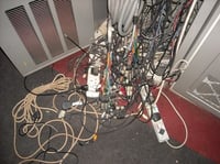 Rack wire mess Rack wire mess