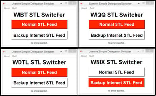 Transmitter site Livewire Simple Delegation Switchers