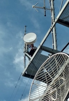 Climber on Tower