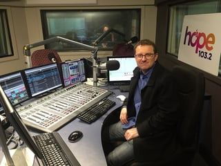 Stephen with an Axia Element console