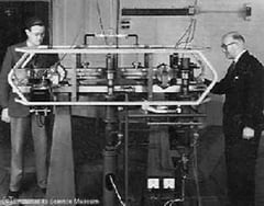 The 1955 Cesium Atomic Clock at the National Physical Laboratory in the UK was accurate to within one second in 300 years.