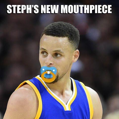 Steph Curry's new mouthpiece