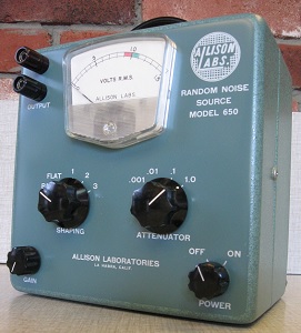 Vintage Audio: Allison Research Model 650 Noise Generator | Telos Alliance