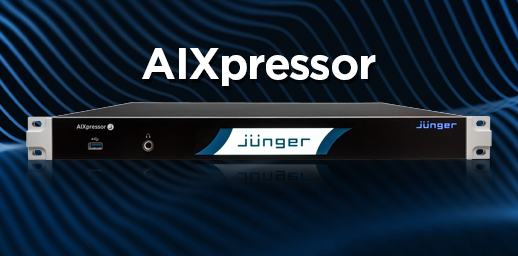 The latest professional audio processor & audio converter from Jünger Audio the AIXpressor | Telos Alliance