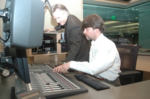 An Element console on the air at MPR, 2006